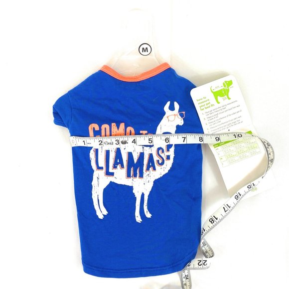 Small Dog T-Shirt Medium 'Como Te Llamas' Graphic - Picture 5 of 5